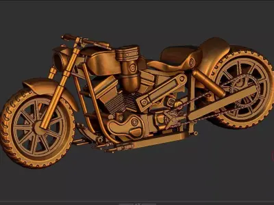 HARLEY  BIG MOTORS 3D print model