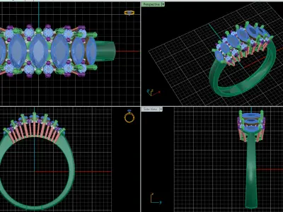jewelry ring 280 3D print model