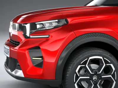 Citroen e C3 2024 3D model