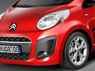 Citroen C1 5-doors 2013 3D model