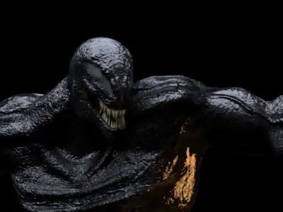 Riot Venom 2018 inspired model Rigged and Animated Low-poly 3D model