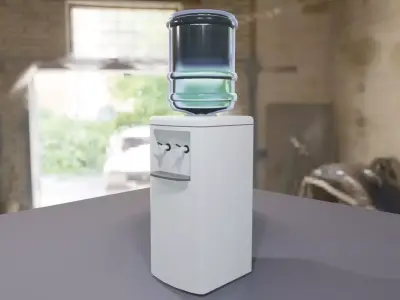 Drinking Fountain - Water -Bebedouro de agua Low-poly 3D model