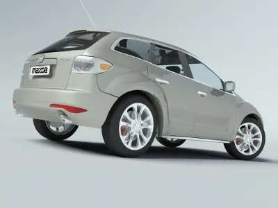 Mazda CX-7 2010 Low-poly 3D model
