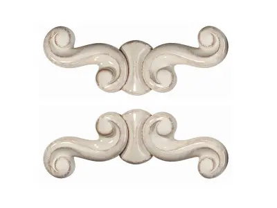 Classic carved 126 3D model