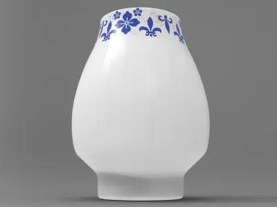 Solu Vase Low-poly 3D model