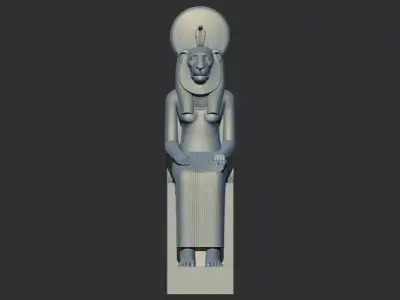 Statuette of Sekhmet 3d printable model stl 3D print model
