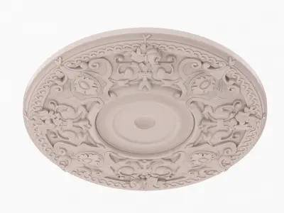 Classic Ceiling Medallion 29 3D model