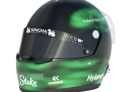 F1 Valtteri Bottas Helmet 2024 3D model