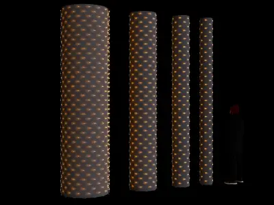 Garland Christmas Light 3D model