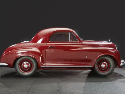 Mercedes-Benz 1948 Prototyp Eu 149 Low-poly 3D model