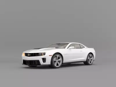 Chevrolet Camaro 2016  in high quality   Low-poly 3D model