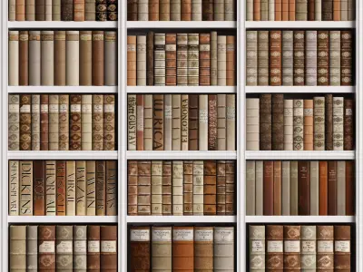 Classic Books 50 3D model