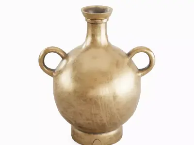 Medieval Decor Vase 03 Low-poly 3D model
