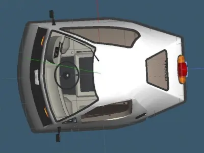 mini car BuBu 501 Simplicity Model 3D model