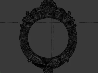 Frame mirror 3D model 04 3D model