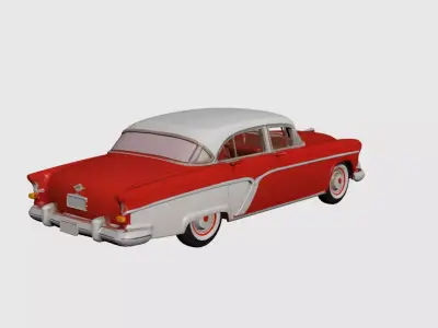 1950s Early Vintage Luxury Sedan 3D model 3D model