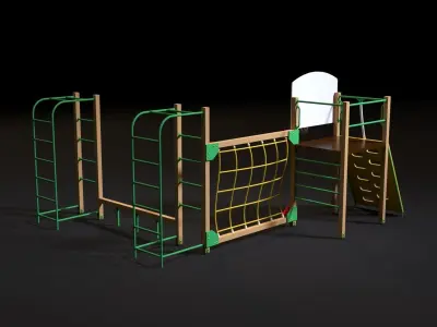 Sports complex 9 3D model