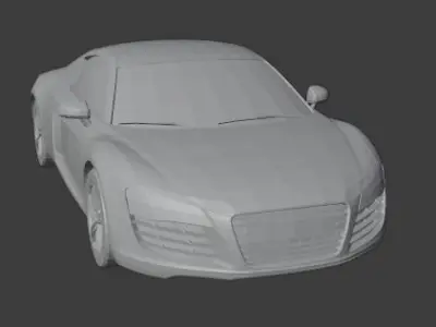 3d car audi 3D print model