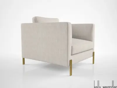 Kelly Wearstler Melange Club chair 3D model