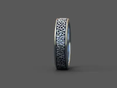 High-Quality 3D Ring Model Low-poly 3D model 25