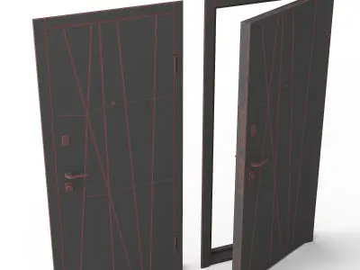 Lekelun Door 3D model