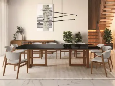 VOGUE DINING TABLE - RUDNICK 3D model
