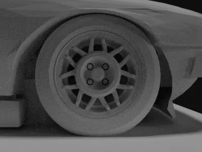 mini tuning golf gti model 3D print model