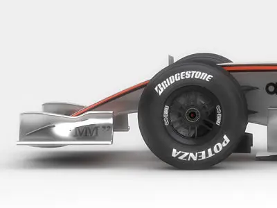 F1 2007 Vodafone McLaren Mercedes MP4-22 3D model