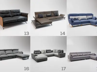 Sofa Bundle Pack -  60 Models Collection