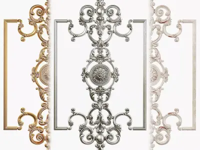 Classic carved 209 3D model