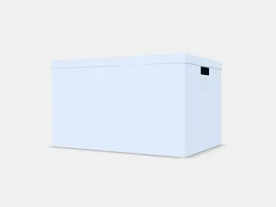 TJENA Storage box with lid 1 Low-poly 3D model