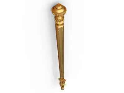 Classic carved decor ornament 409  3D model purchase