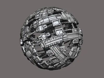 space equipment node 00252 3D model