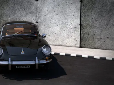 Porsche 356 3D model