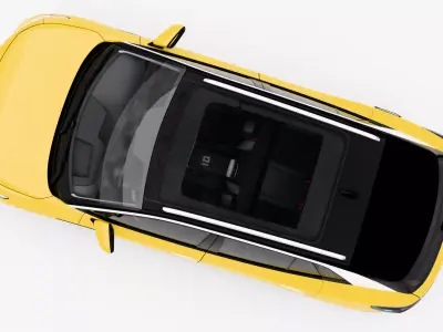 Volkswagen ID4 X 2021 Low-poly 3D model