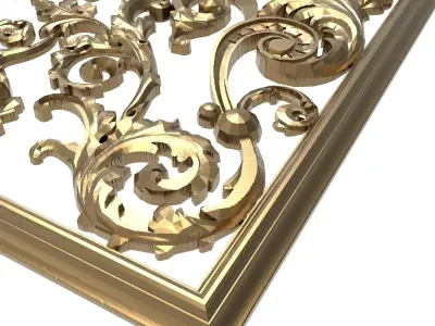 decorative pattern ready for 3D printing 3D model 12