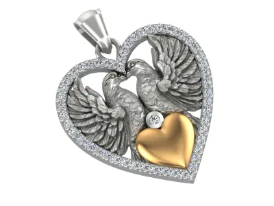 Love Pendant  3D print model