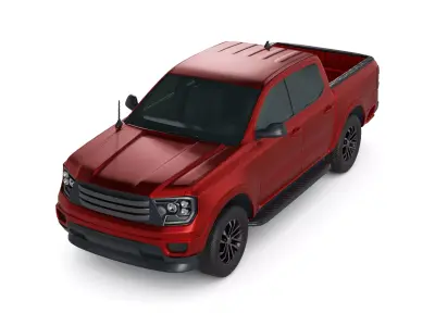 Pickup Car 3D model 3