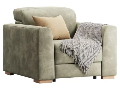 Power Recliner Armchair 3D model