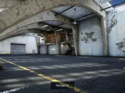 Garage Collection warehouse 3D Model Pack