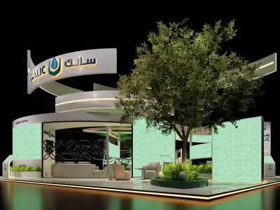 Exhibition booth design salic 3D model