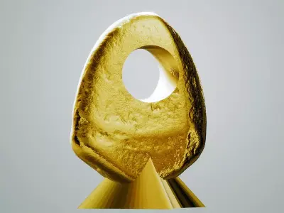 Sea Rock Sculpture Eternity 3D print model