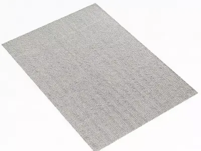 Restoration Hardware Ceta Rug - Silver 3D model