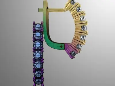 Earrings 30 3D print model