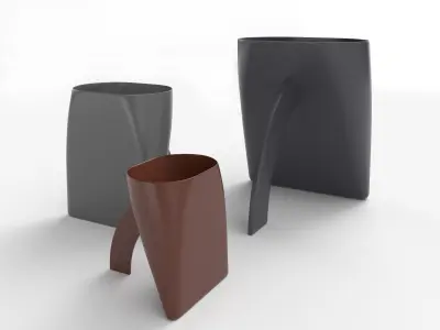 Vase Lapis By Cedit Ceramiche dItalia 3D model