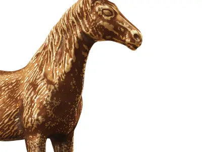 Horse Figurine 3D model