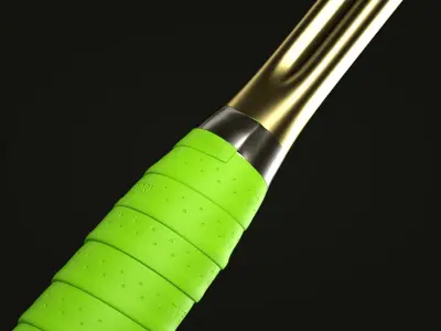 Squash racket 3D model