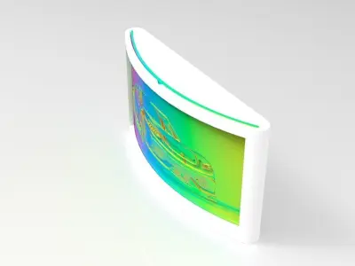 Koenigsegg-Gemera-Lithophane-Lightbox futuristic sports car 3D print model