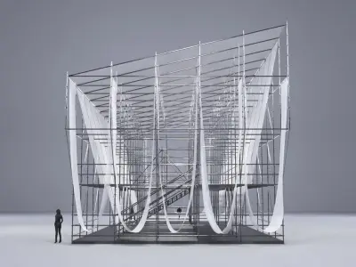 Layher Structure Pavilion 5 3D model