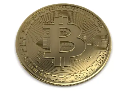 Bitcoin Coin Gold Jewelry 3D print model